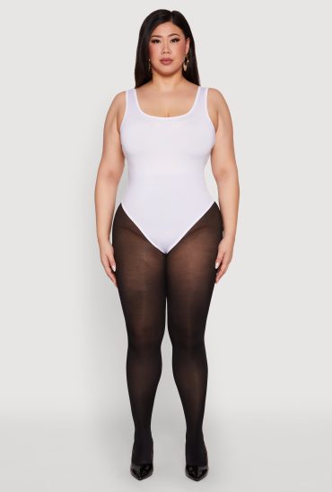 Plus Size Daisy Sleeveless Bodysuit