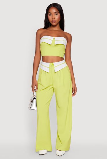 Fold Over Trousers