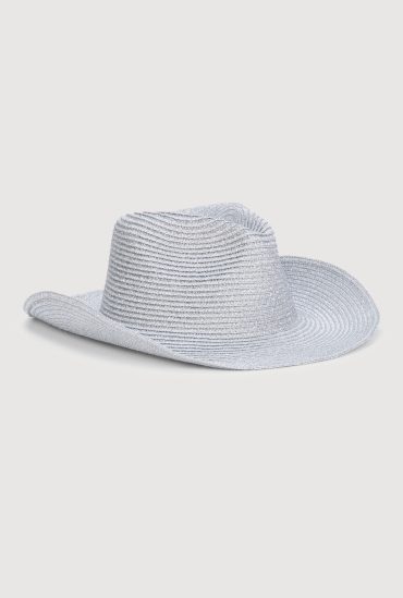 Lurex Pinch Front Cowboy Hat