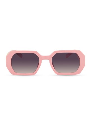 Ombre Lens Rhinestone Arm Detail Sunglasses