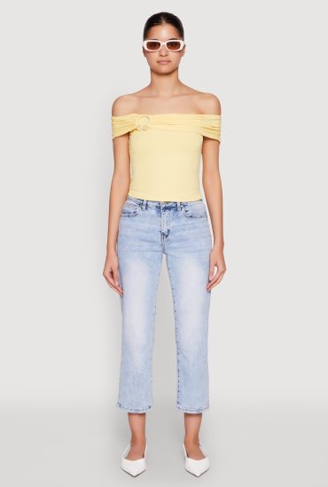 Iris Off The Shoulder O Ring Top