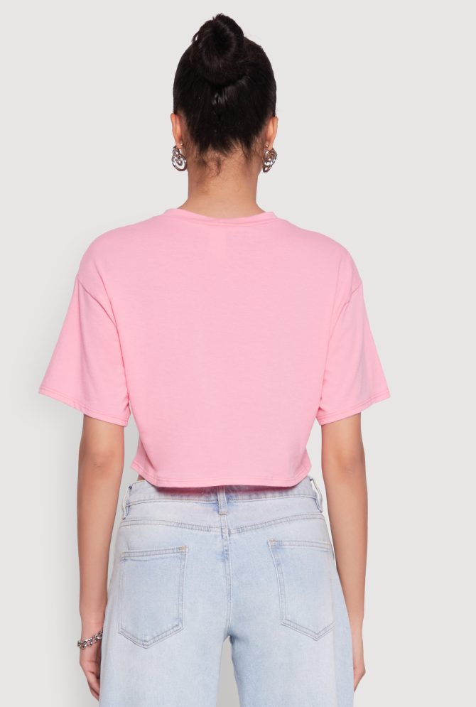 Find Me Under The Palms Graphic Cropped T Shirt - Image 6