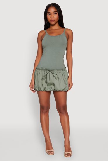 Scoop Neck Bubble Dress