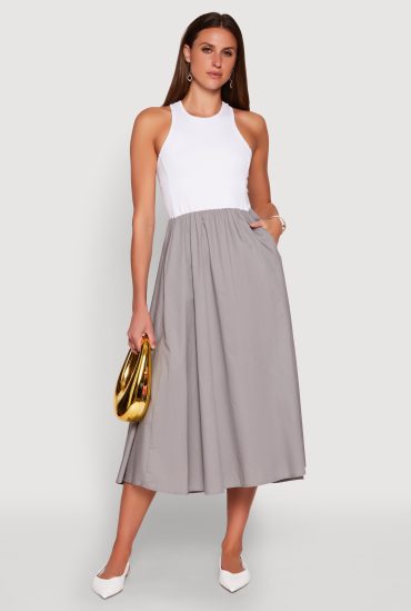 Keyhole Racerback Maxi Dress