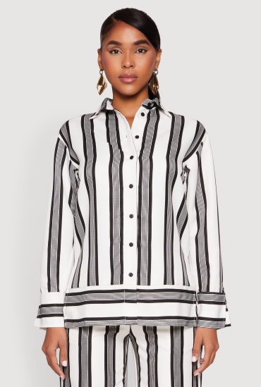 Spoon Jeans Button Front Shirt