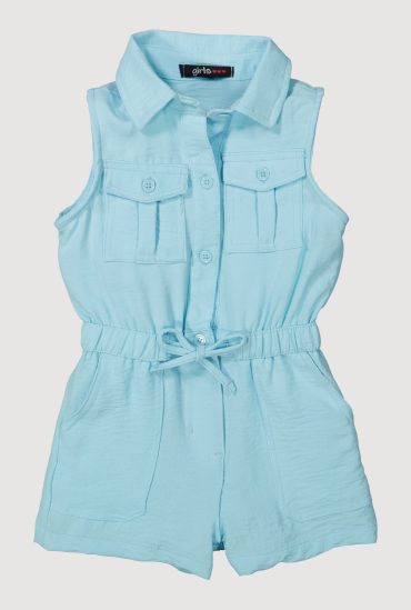 Toddler Girls Airy Elastic Waist Romper