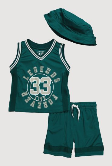 Toddler Boys Legends Live Forever Basketball Jersey and Shorts Set