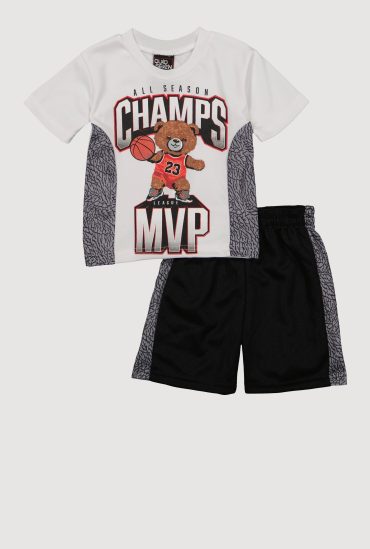 Toddler Boys All Season Champs Tee and Shorts