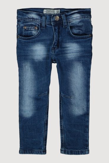 Toddler Boys Whiskered Straight Leg Jeans