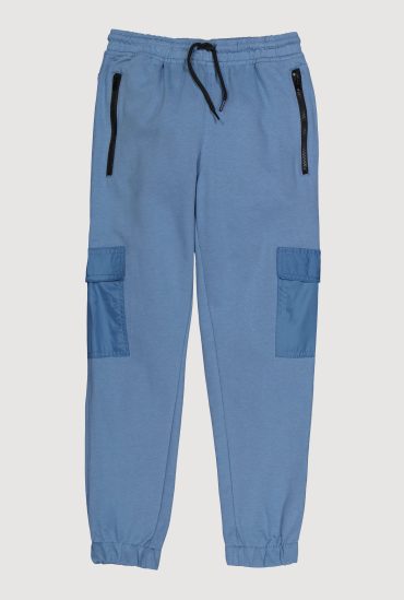 Boys Zip Pocket Cargo Sweatpants