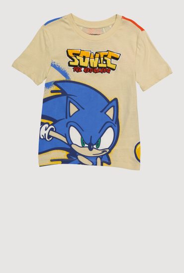 Little Boys Sonic The Hedgehog Graphic T Shirt
