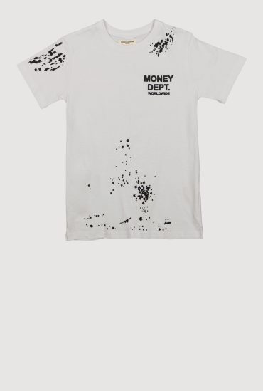 Boys Money Dept Worldwide Graphic Print Tee