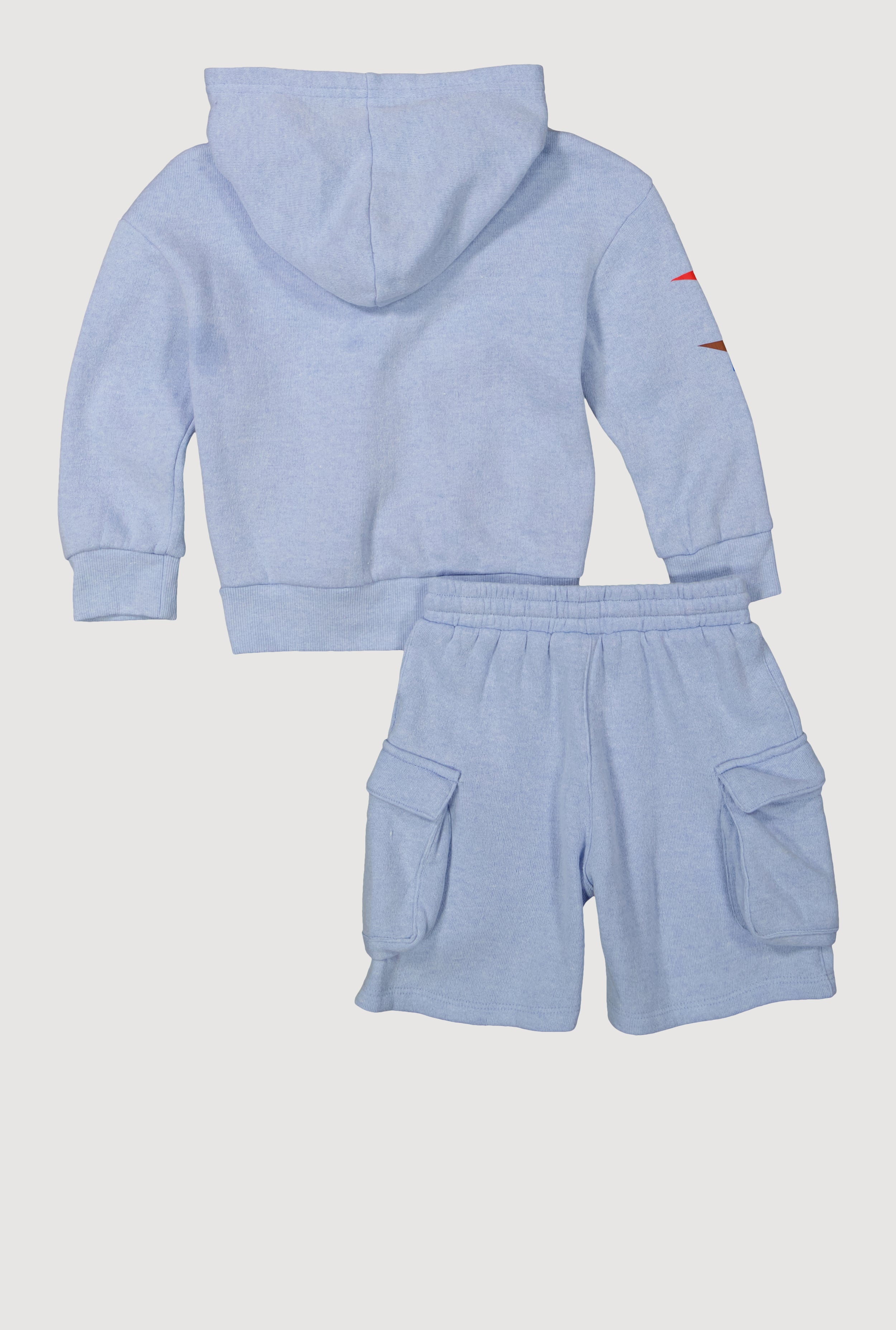 Little Boys GOAT Graphic Hooded Sweatshirt and Shorts - Image 2