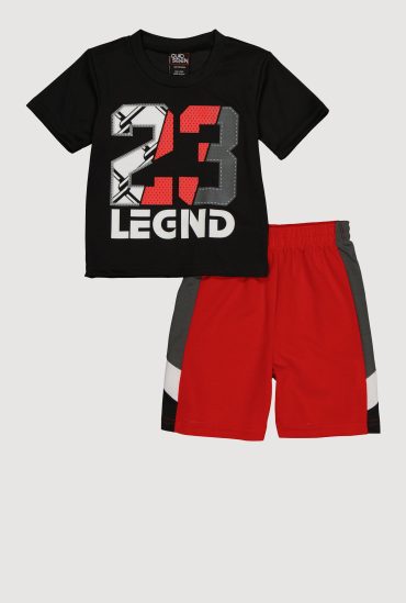 Little Boys 23 Legend Tee and Shorts