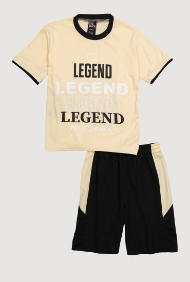 Boys True Legend T Shirt and Shorts Set