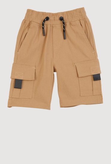 Little Boys Drawstring Waist Cargo Shorts