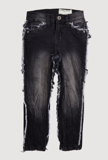 Little Boys Frayed Denim Jeans