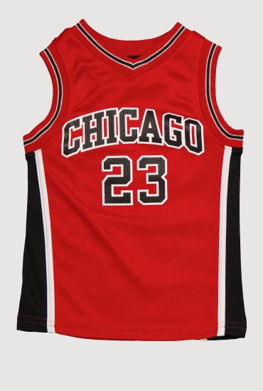 Little Boys Graphic Basketball Jersey