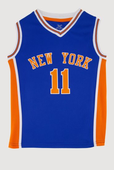 Boys V Neck Graphic Basketball Jersey
