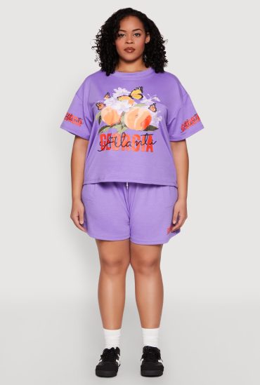 Plus Size Atlanta Georgia Sweatshorts