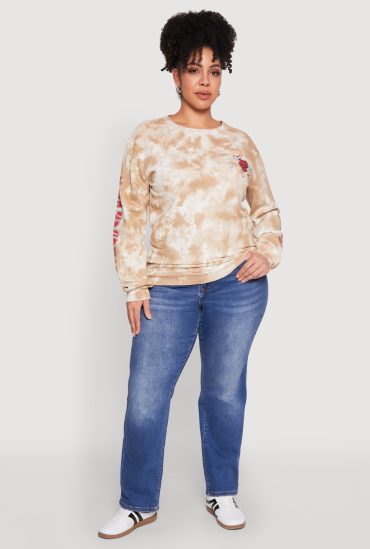 Plus Size Mineral Wash Find Your Way Sweatshirt