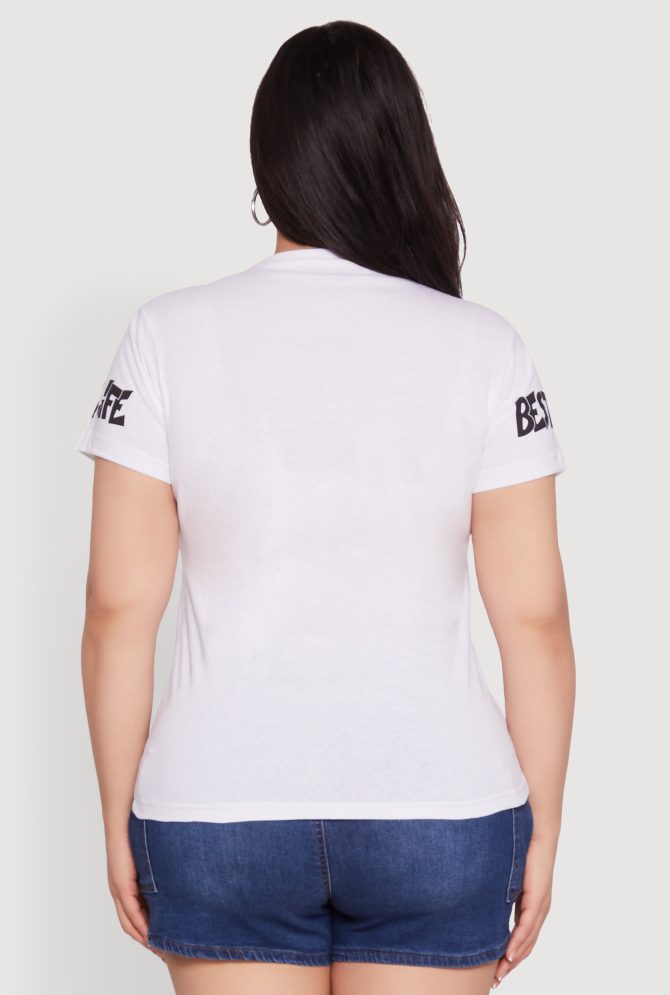 Plus Size Living My Best Life Graphic Tee - Image 6