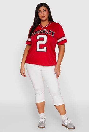 Plus Size Brooklyn 2 Football Jersey