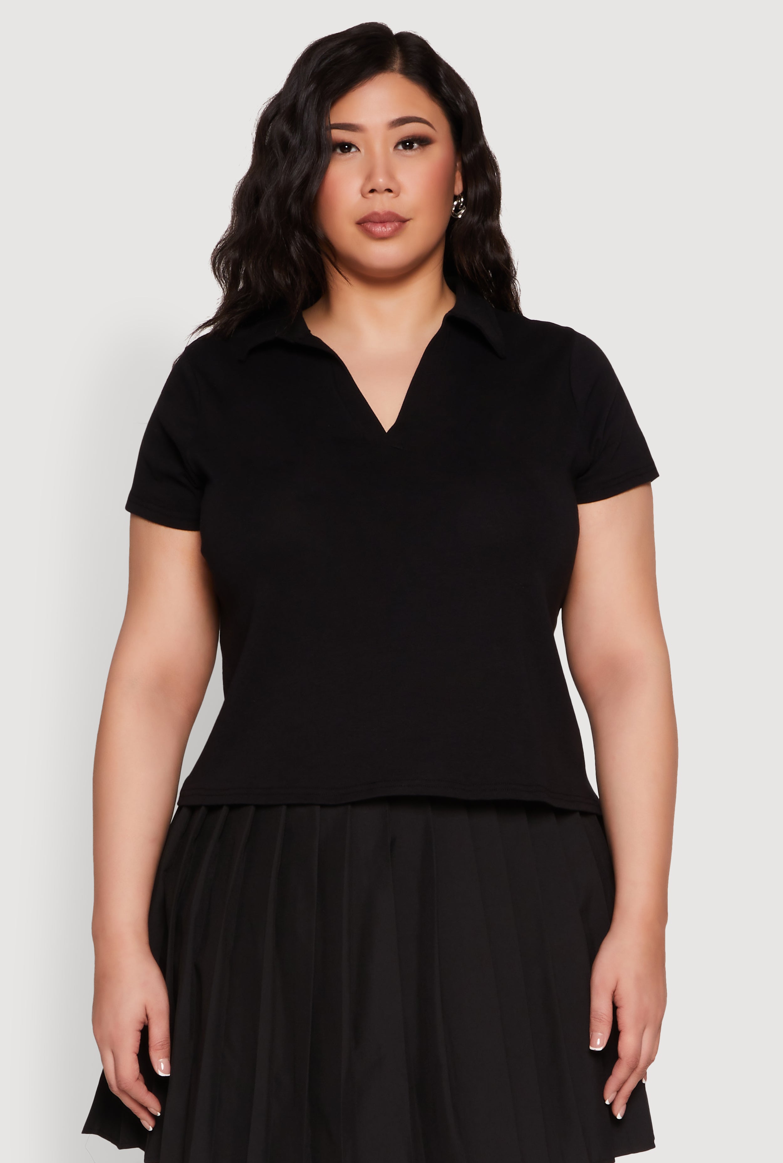 Plus Size Polo Shirt