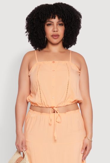 Plus Size Almost Famous Cropped Cami