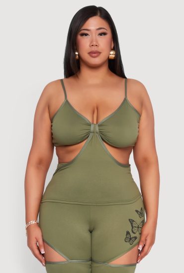 Plus Size Cut Out Cami