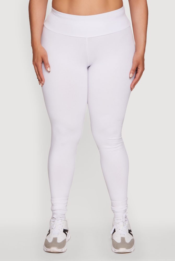 Plus Size Stylish High Waisted Leggings - Image 5