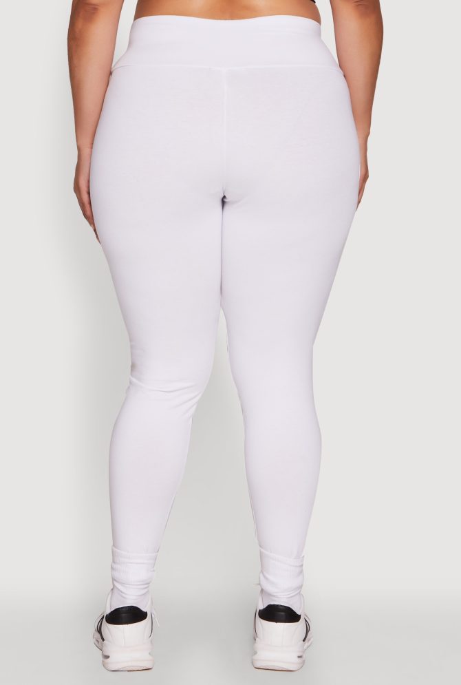 Plus Size Stylish High Waisted Leggings - Image 6