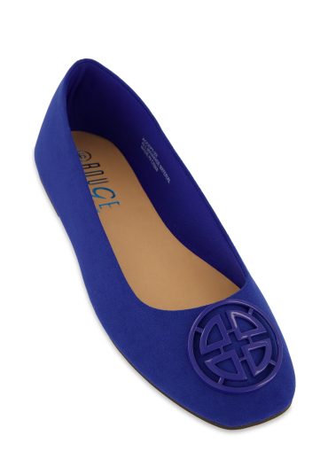 Geo Pendant Ballet Flats