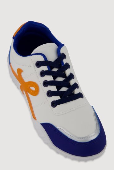 Stylish Lace-Up Sneakers with Round Toe