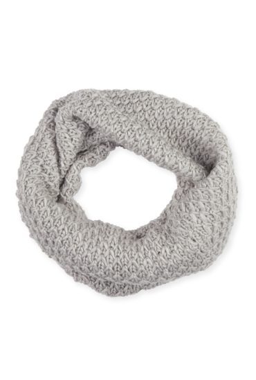 Textured Knit Infinity Scarf