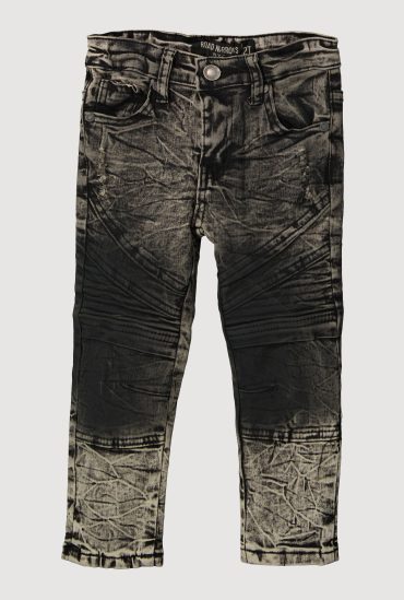 Toddler Boys Whiskered Moto Skinny Jeans