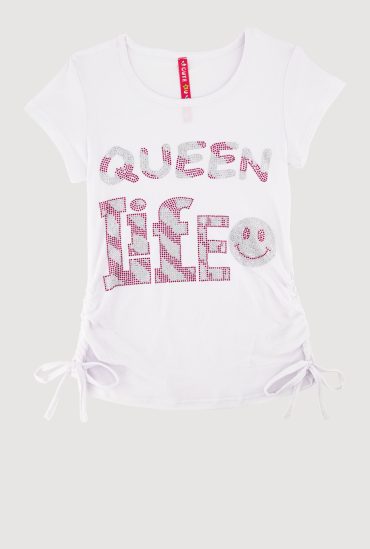 Little Girls Queen Life Graphic T-Shirt