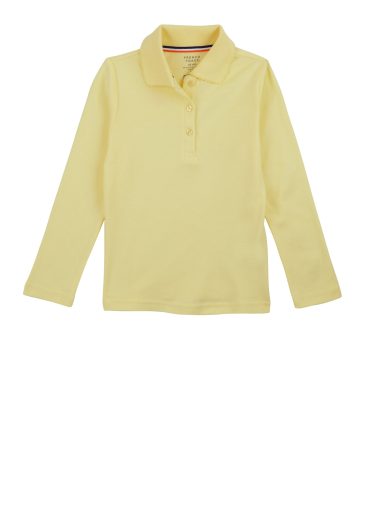 French Toast Girls 4-6x Long Sleeve Polo Shirt