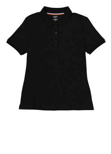 French Toast Junior Girls Picot Collar Polo