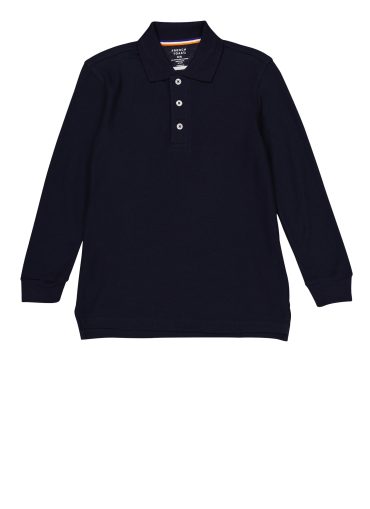 French Toast Boys 8-14 Long Sleeve Polo Shirt
