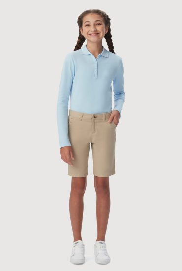 French Toast Girls 4-6x Stretch Bermuda Shorts