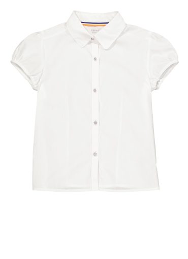 French Toast Girls 7-14 Rhinestone Button Front Shirt