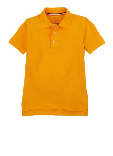 French Toast Boys 2T-4T Solid Short Sleeve Pique Polo