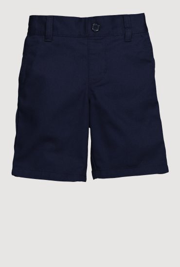 French Toast Boys 2T-4T Twill Flat Front Shorts